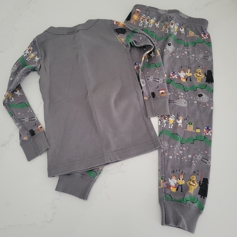 Hanna Andersson Star Wars Christmas Pajamas Stormtrooper 2-Piece Set 100% Cotton - Picture 6 of 6